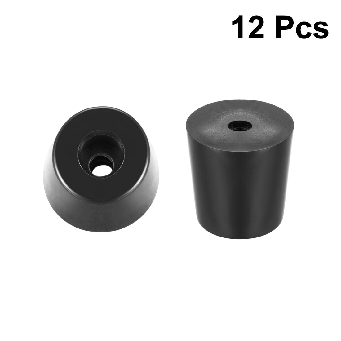 Harfington Rubber Feet Bumpers Pads Black 12pcs