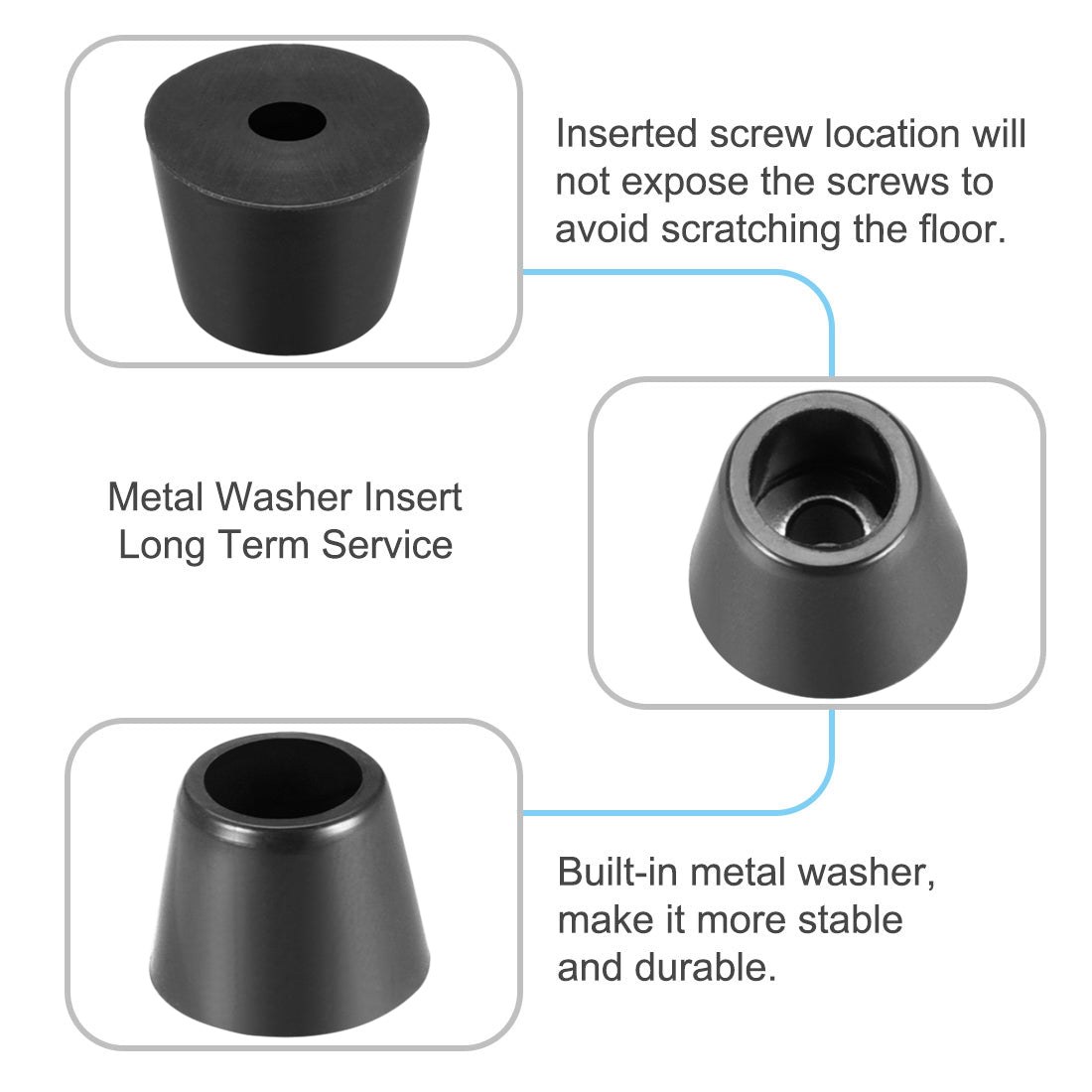 Harfington Rubber Feet Bumper Pads