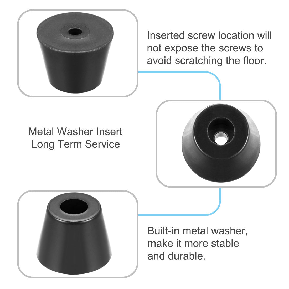 Harfington Rubber Feet Bumper Pads