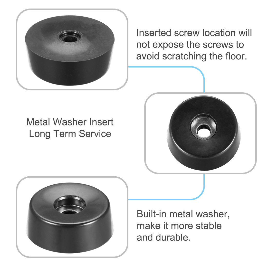 Harfington Rubber Feet Bumper Pads