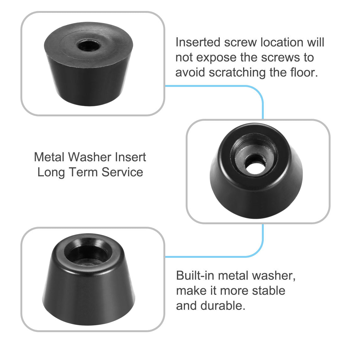 Harfington Rubber Feet Bumper Pads