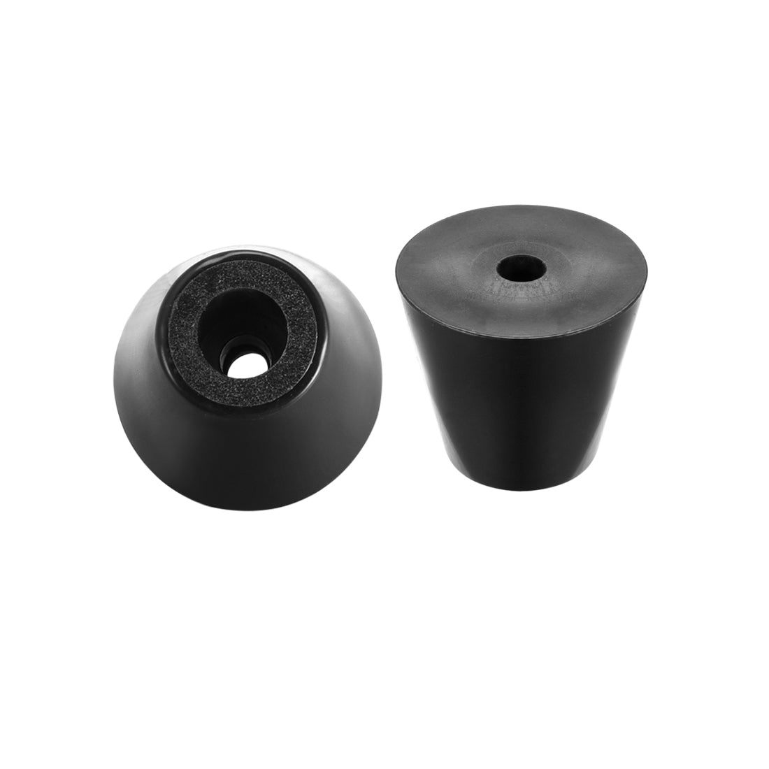 Harfington Rubber Feet Bumpers Pads Black 12pcs