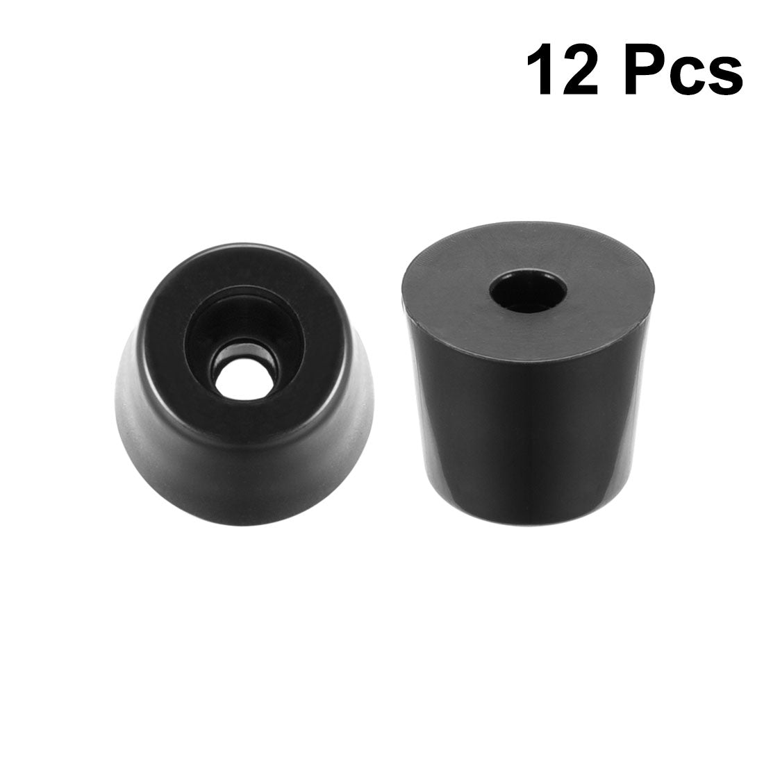 Harfington Rubber Feet Bumpers Pads Black 12pcs
