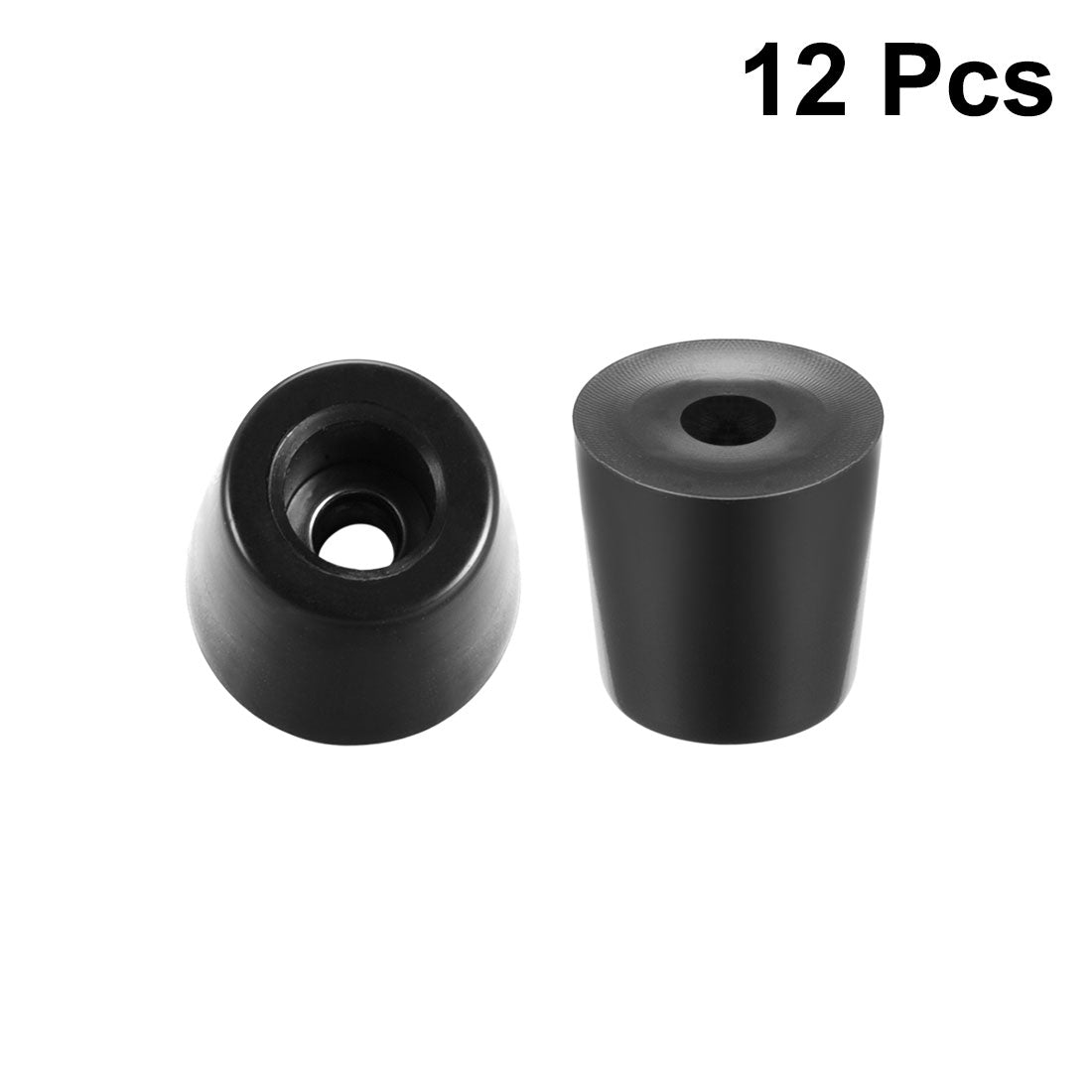 Harfington Rubber Feet Bumpers Pads Black 12pcs