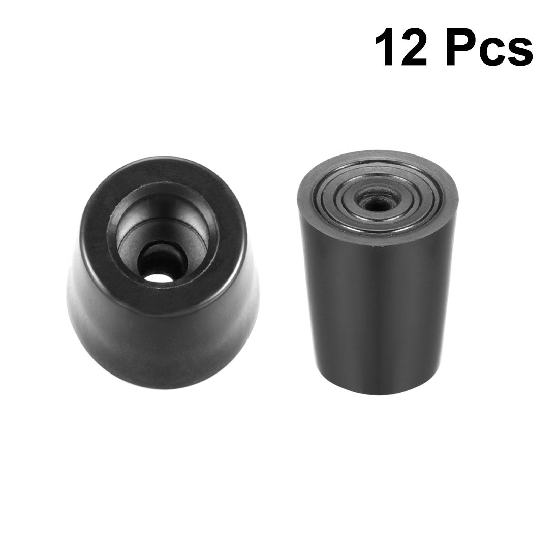 Harfington Rubber Feet Bumpers Pads Black 12pcs