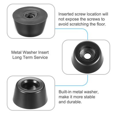 Harfington Rubber Feet Bumpers Pads Black