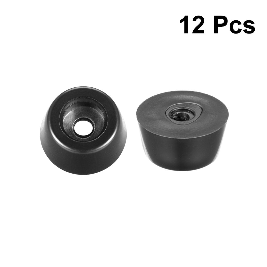 Harfington Rubber Feet Bumpers Pads Black 12pcs