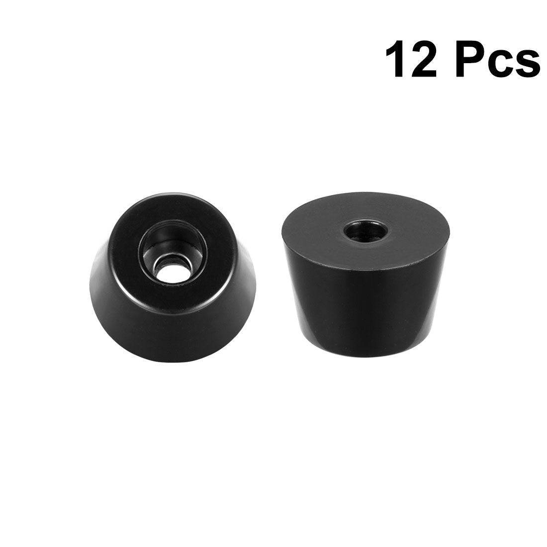 Harfington Rubber Feet Bumpers Pads Black 12pcs