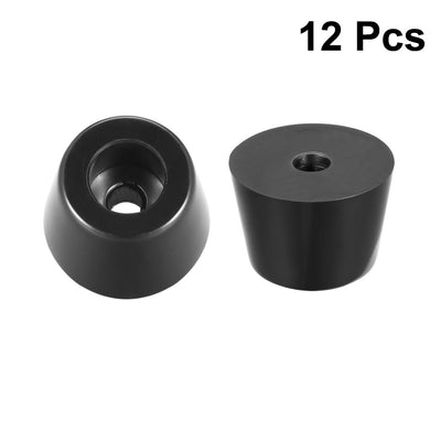 Harfington Rubber Feet Bumpers Pads Black 12pcs