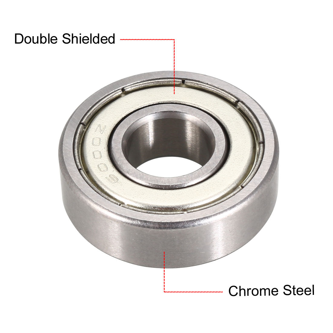 Harfington Deep Groove Ball Bearing Double Shielded Chrome Metric Bearings