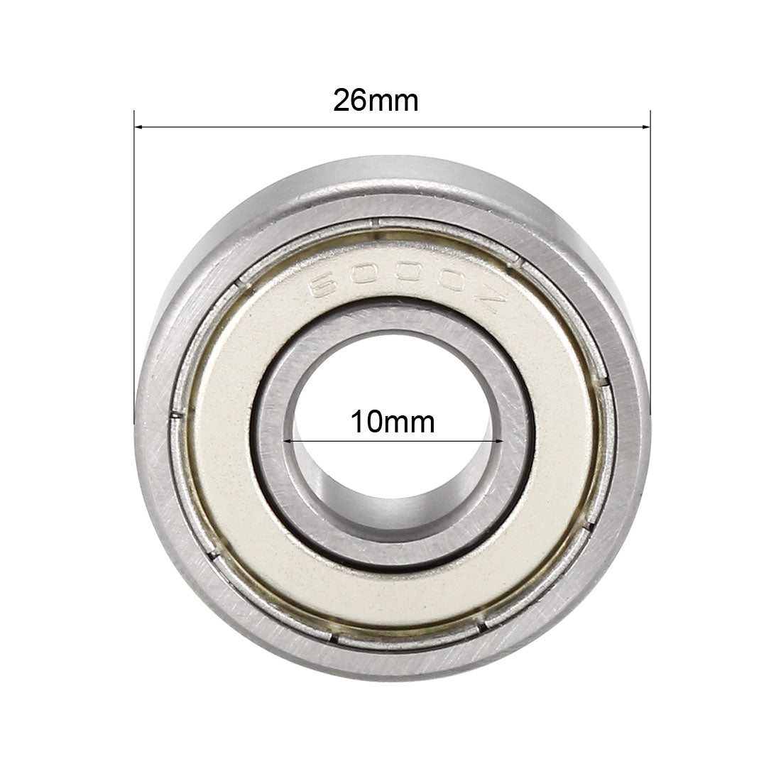 Harfington Deep Groove Ball Bearing Double Shielded Chrome Metric Bearings