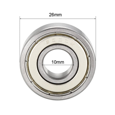 Harfington Deep Groove Ball Bearing Double Shielded Chrome Metric Bearings