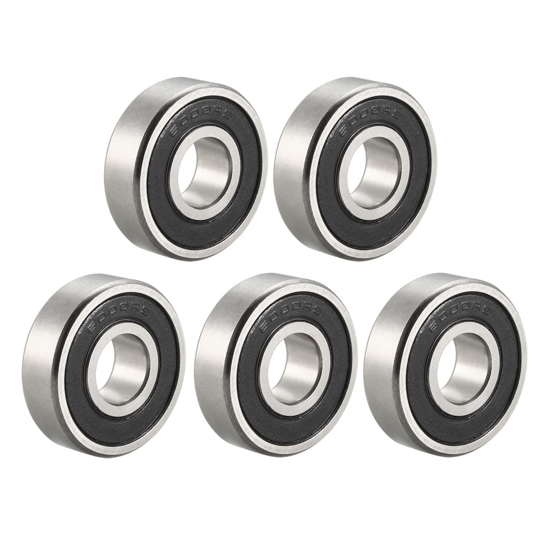 uxcell Uxcell Deep Groove Ball Bearing Double Sealed Chrome Steel P0 Z1 Metric Bearings