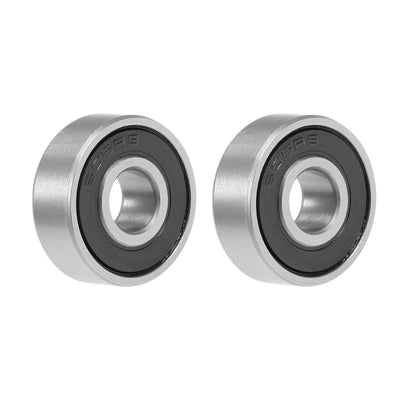 Harfington Deep Groove Ball Bearings Metric Double Sealed Chrome Steel Rollers