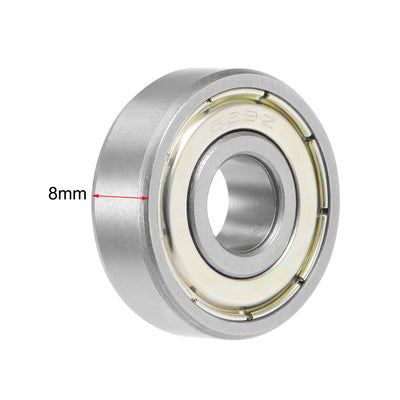 Harfington Deep Groove Ball Bearing Double Shielded Chrome Metric Bearings