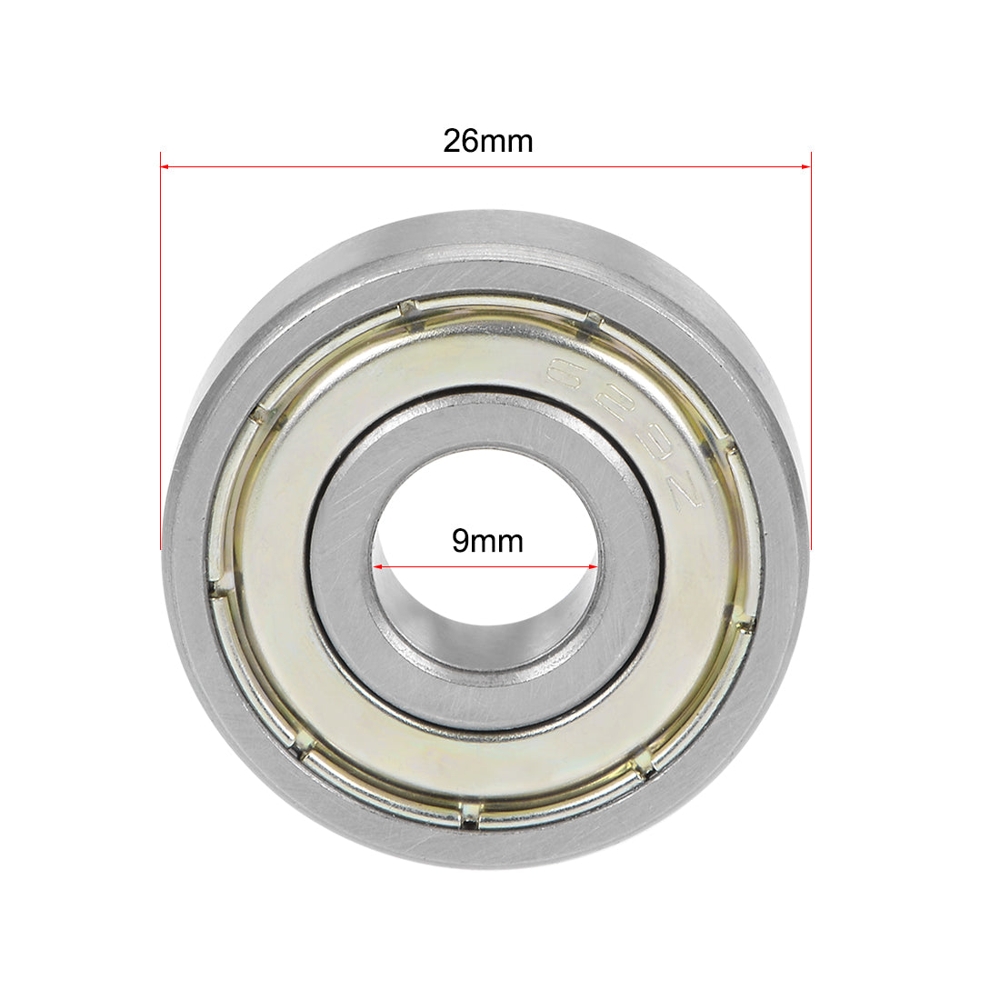 Harfington Deep Groove Ball Bearing Double Shielded Chrome Metric Bearings