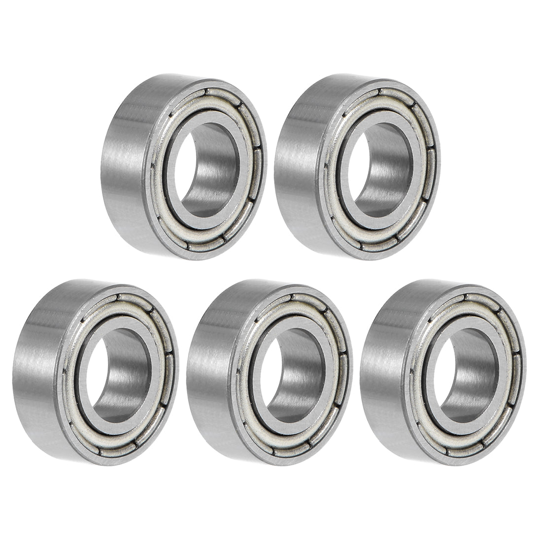 Harfington Deep Groove Ball Bearing Metric Double Sealed Chrome Steel ABEC1 Z1