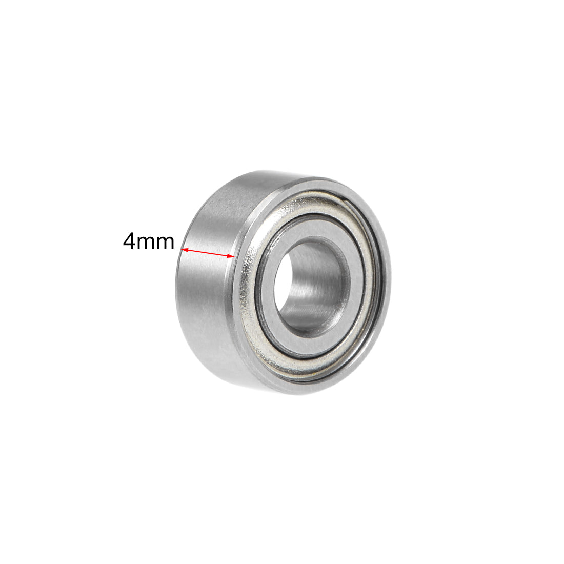 Harfington Deep Groove Ball Bearing Metric Double Sealed Chrome Steel ABEC1 Z1