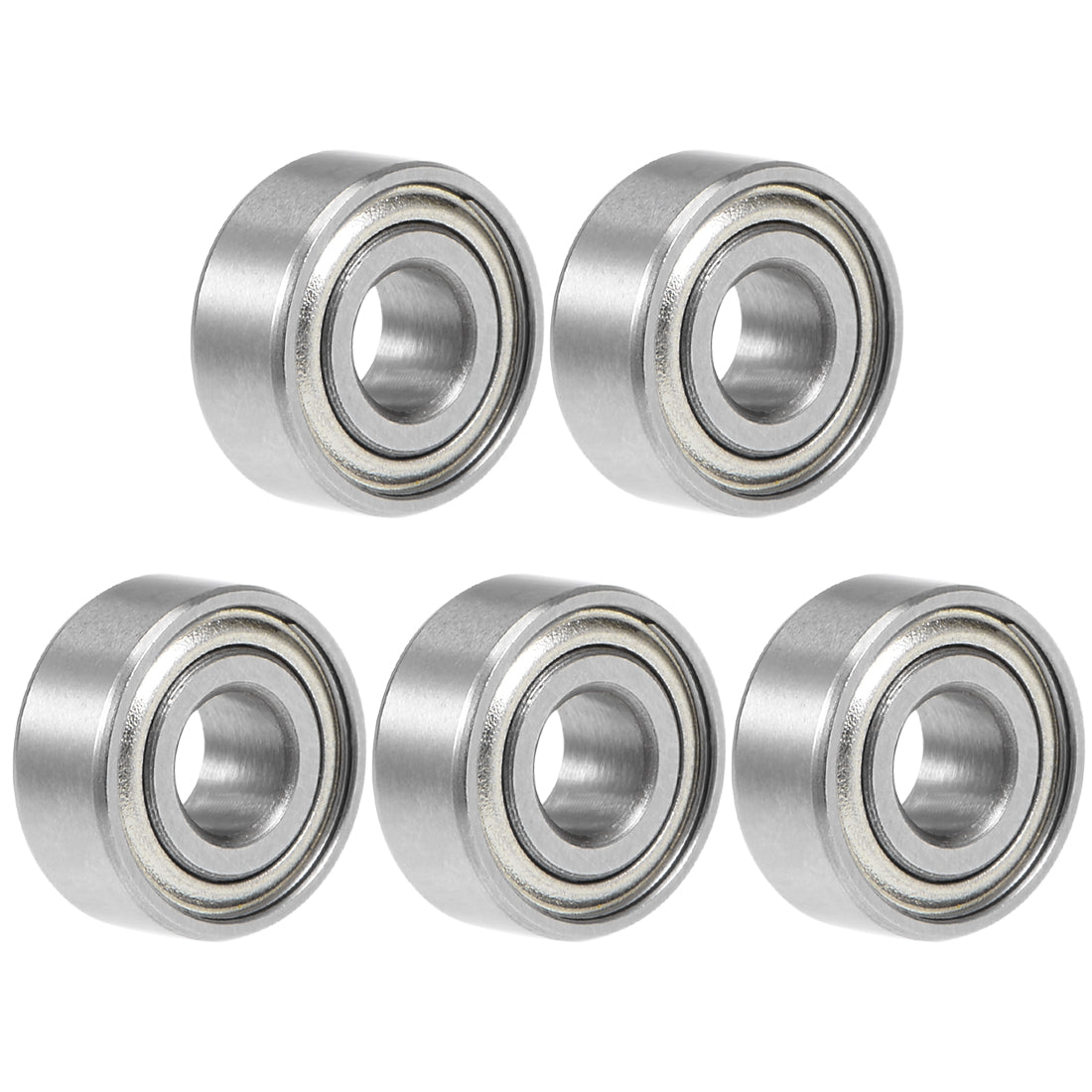 Harfington Deep Groove Ball Bearing Metric Double Sealed Chrome Steel ABEC1 Z1