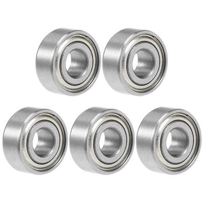 Harfington Deep Groove Ball Bearing Metric Double Sealed Chrome Steel ABEC1 Z1