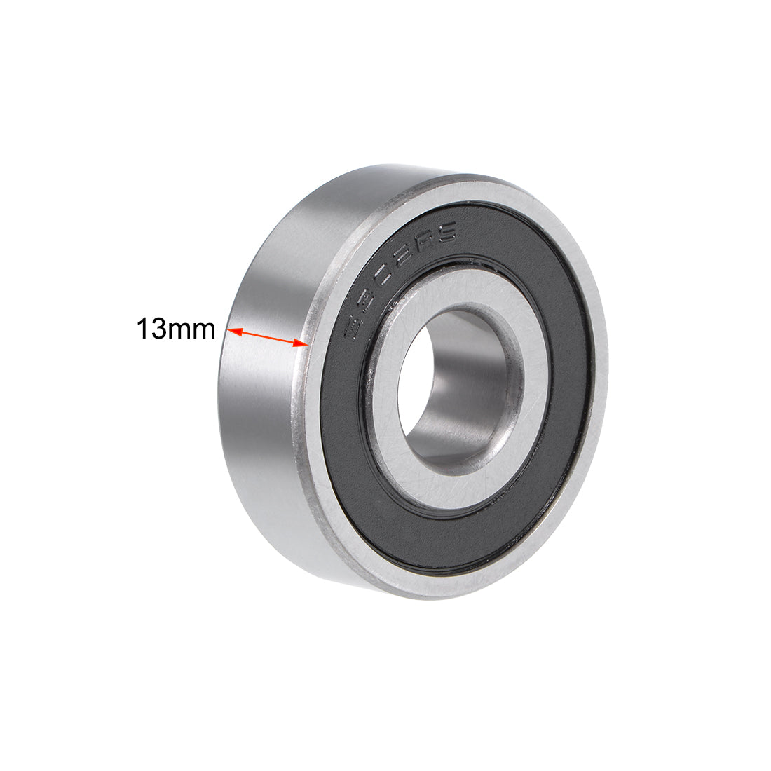 uxcell Uxcell Deep Groove Ball Bearings  Metric Double Sealed Chrome Steel ABEC1 Z1