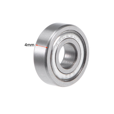 Harfington Uxcell Deep Groove Ball Bearings Metric Double Shielded Chrome Steel P0 Z1 Bearing