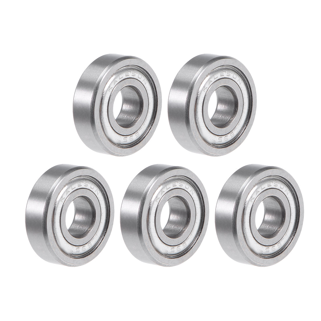 uxcell Uxcell Deep Groove Ball Bearings Metric Double Shielded Chrome Steel P0 Z1 Bearing