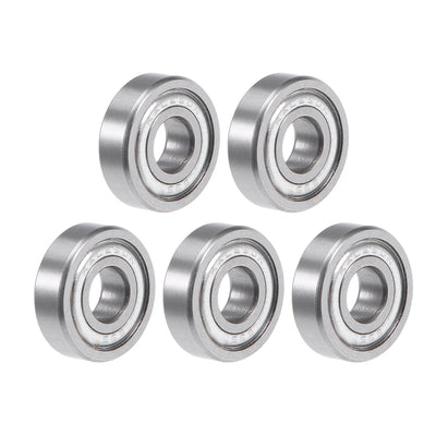 Harfington Uxcell Deep Groove Ball Bearings Metric Double Shielded Chrome Steel P0 Z1 Bearing