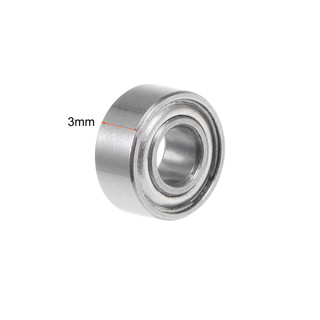 uxcell Uxcell Deep Groove Ball Bearings Metric Double Shielded Chrome Steel P0 Z1 Bearing