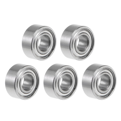 Harfington Uxcell Deep Groove Ball Bearings Metric Double Shielded Chrome Steel P0 Z1 Bearing