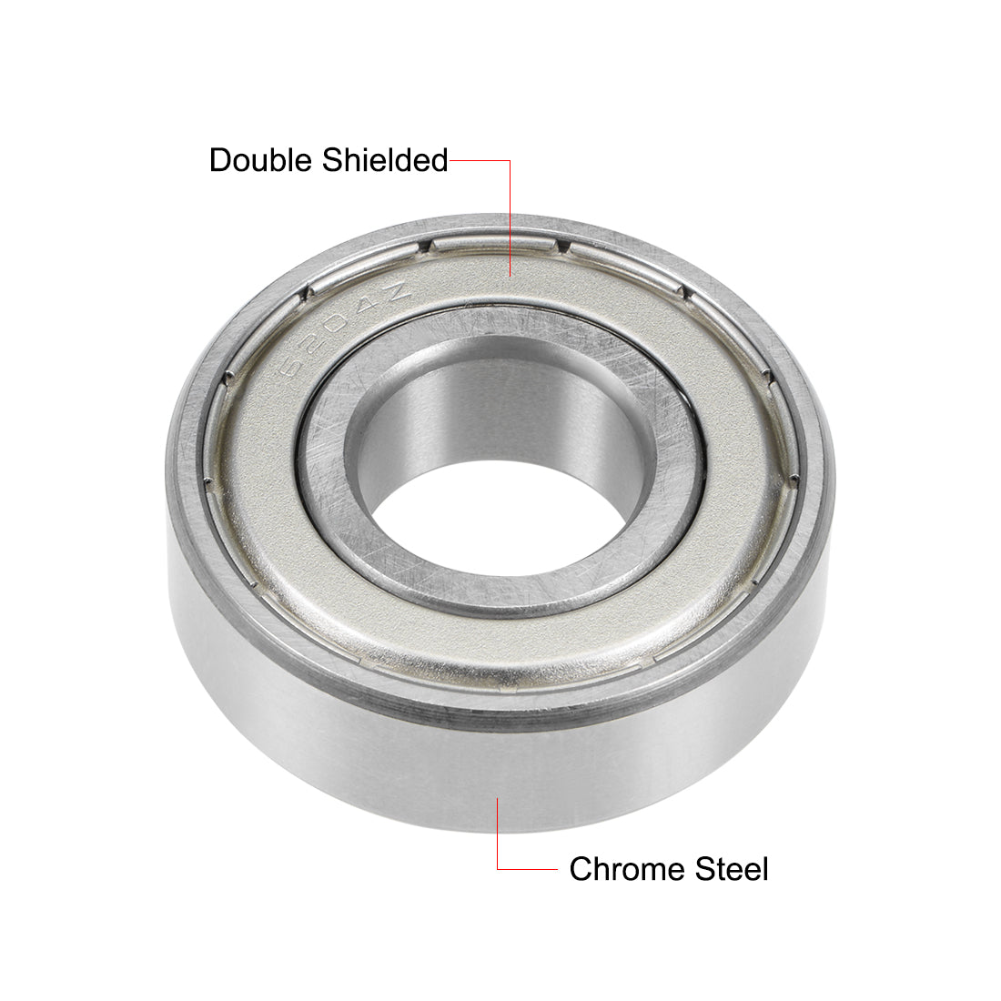 Harfington Deep Groove Ball Bearing Double Shielded Chrome Metric Bearings P0 Z1