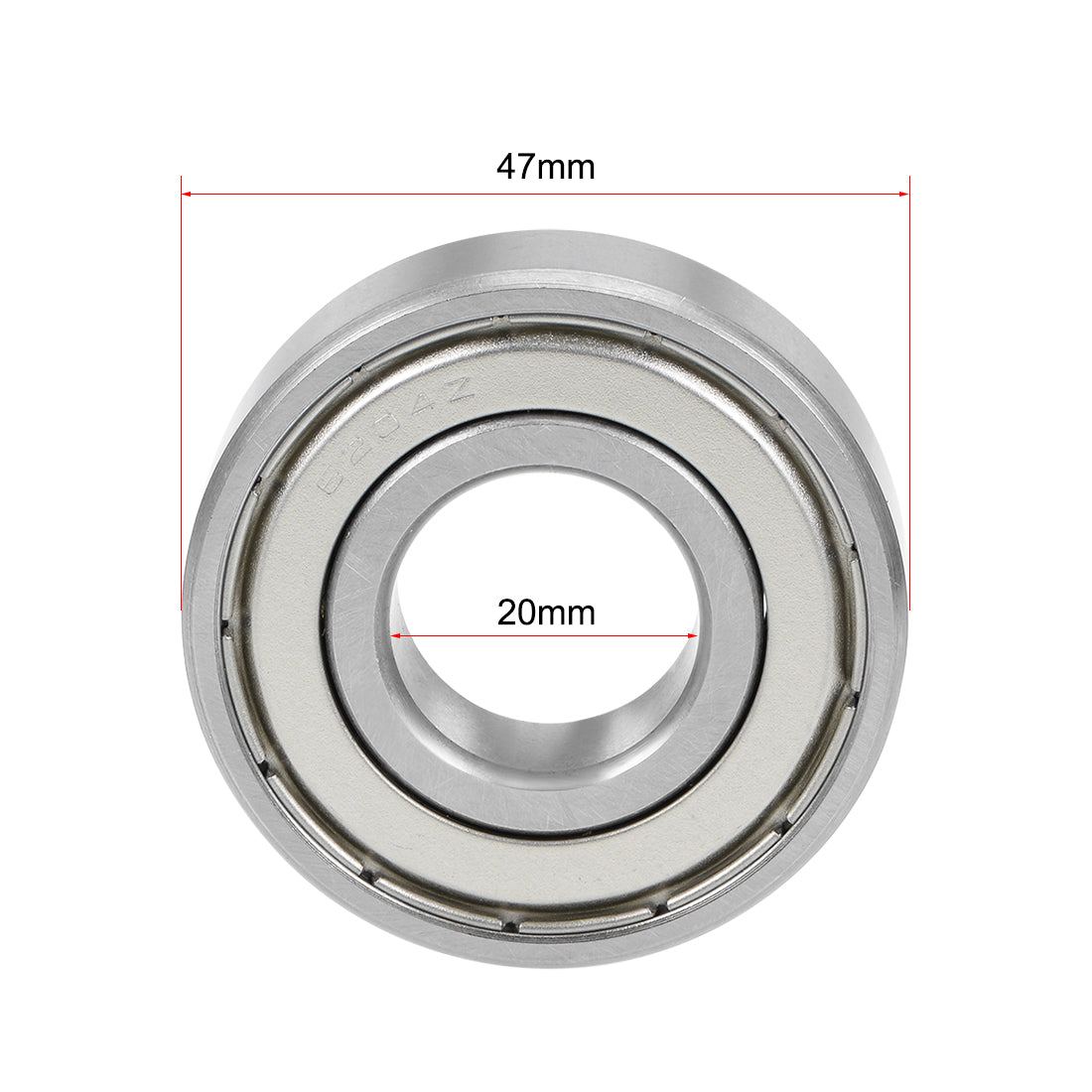 Harfington Deep Groove Ball Bearing Double Shielded Chrome Metric Bearings P0 Z1