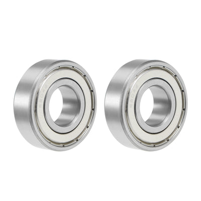 Harfington Deep Groove Ball Bearing Double Shielded Chrome Metric Bearings P0 Z1