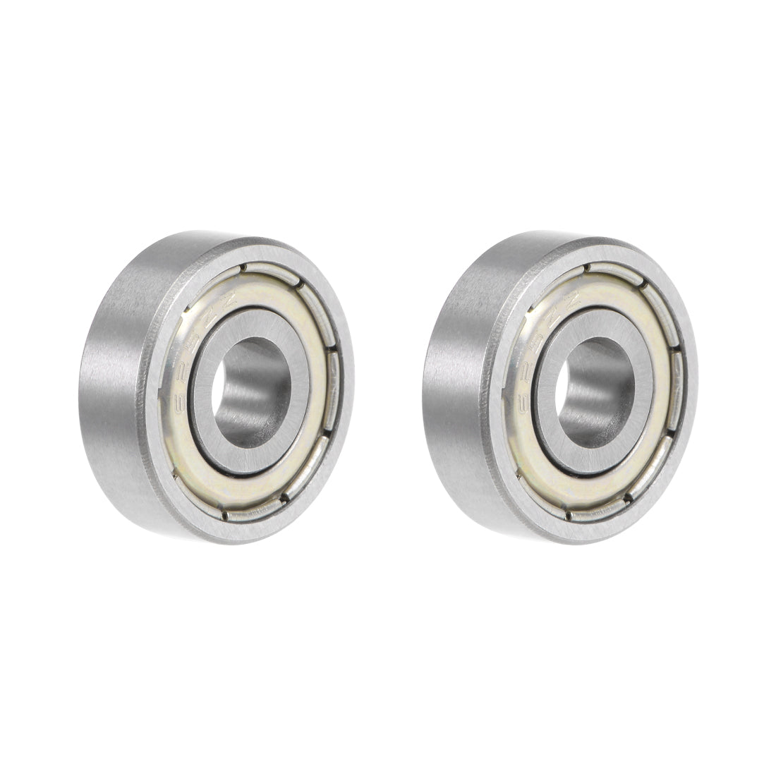 Harfington Deep Groove Ball Bearing Metric Double Shielded Chrome Steel ABEC1 Z1 Level