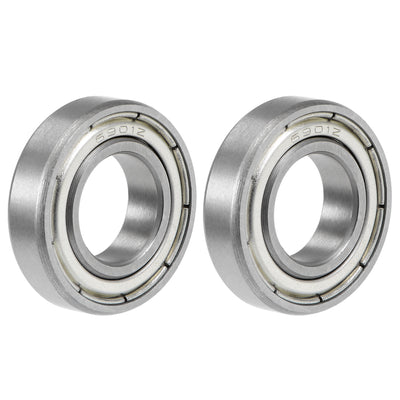 Harfington Deep Groove Ball Bearing Double Shielded Chrome Metric Bearings P0 Z1