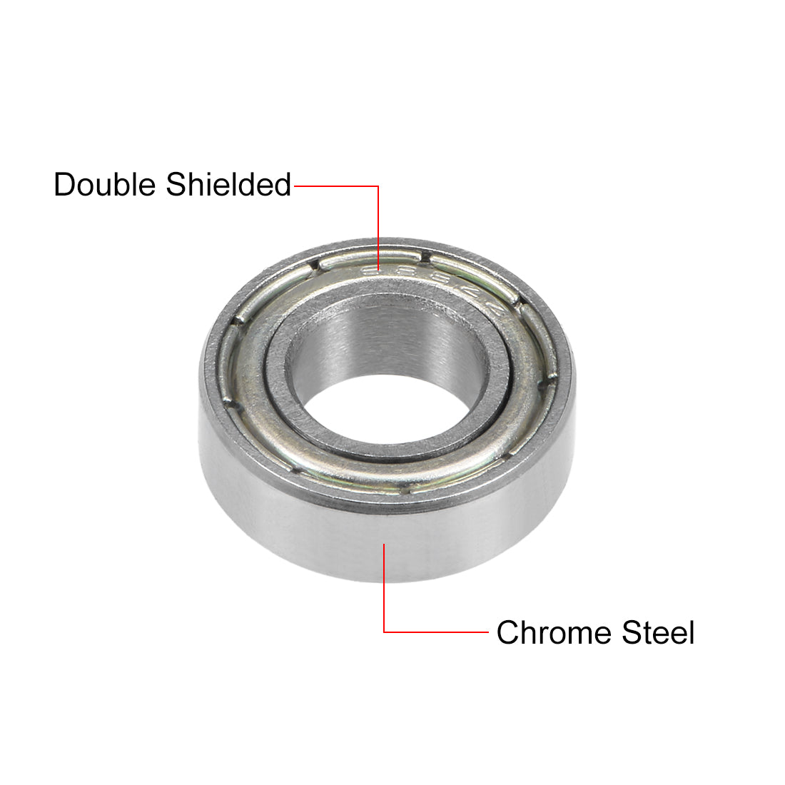 Harfington Deep Groove Ball Bearing Double Shielded Chrome Metric Bearings