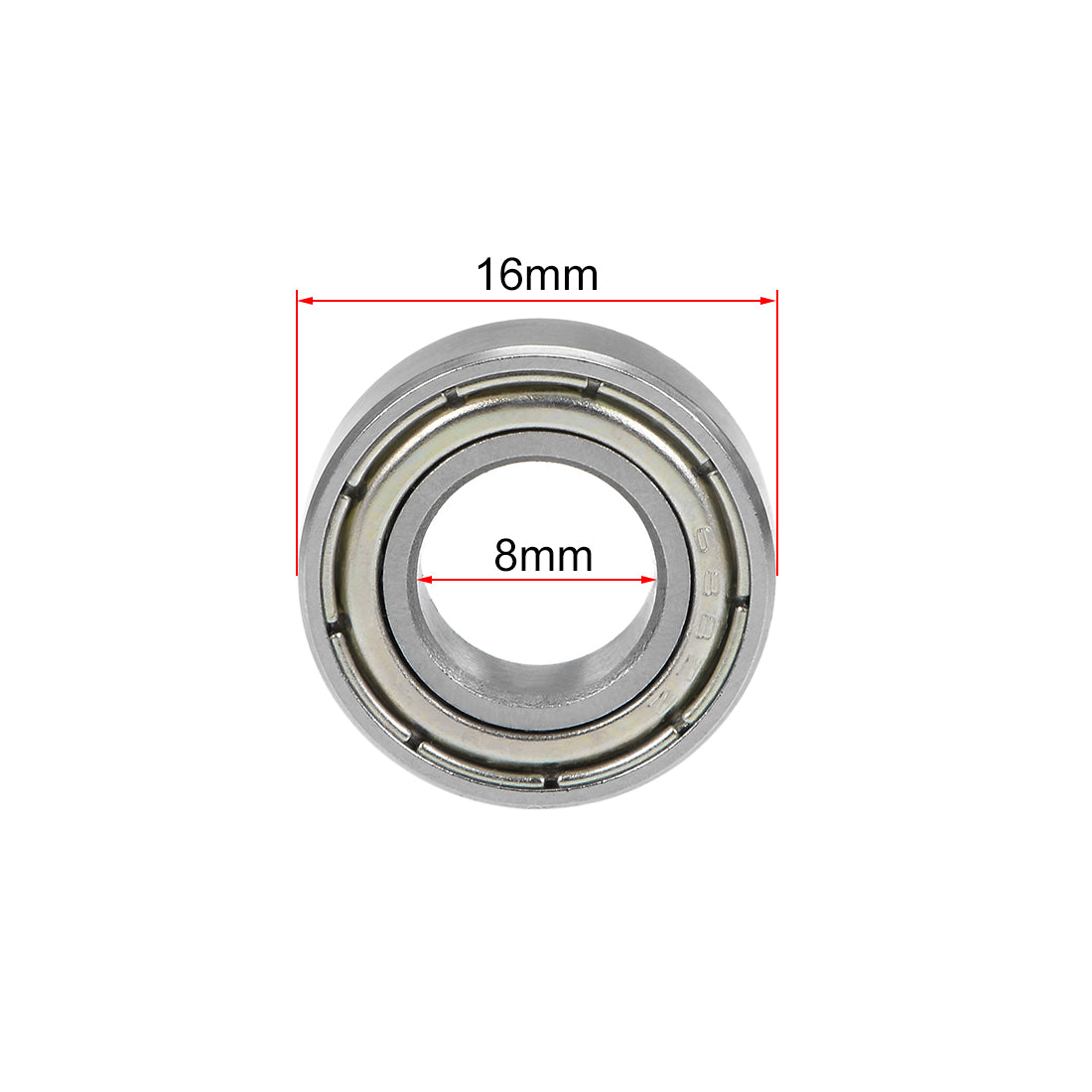 Harfington Deep Groove Ball Bearing Double Shielded Chrome Metric Bearings