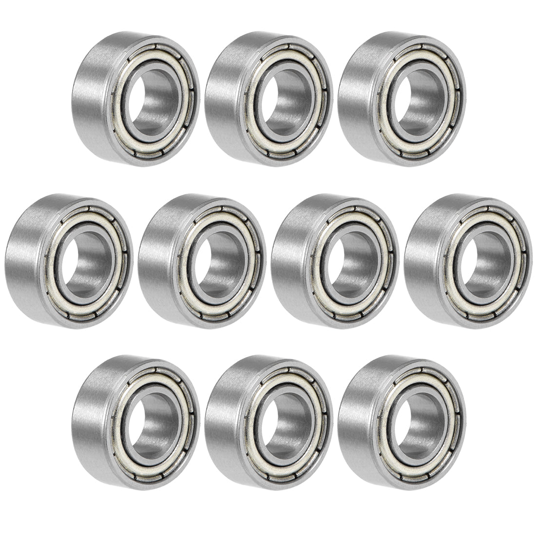 Harfington Deep Groove Ball Bearings Metric Double Shielded Chrome Steel ABEC1 Z1 Level