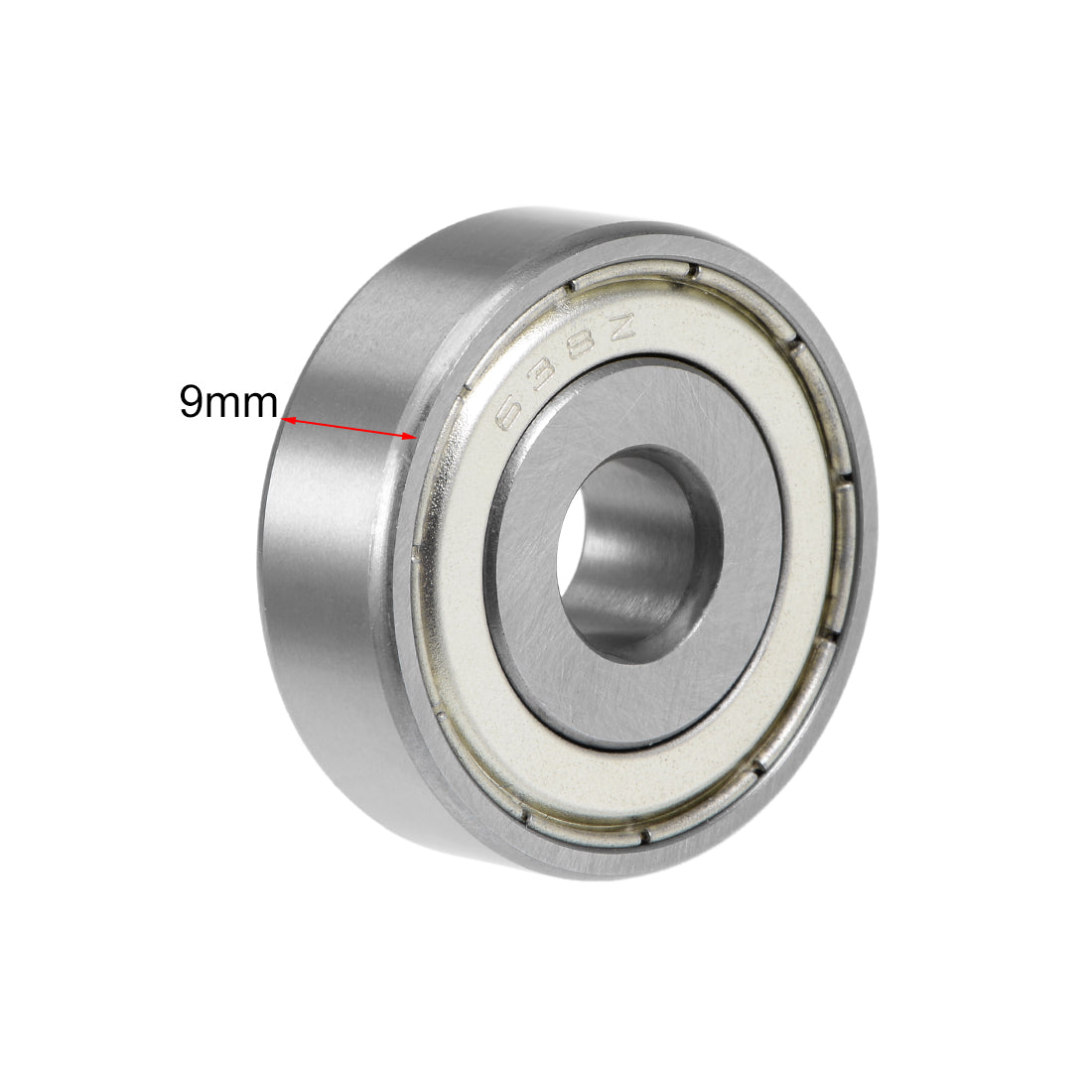 uxcell Uxcell Deep Groove Ball Bearings Metric Double Shield Chrome Steel ABEC1 Z1