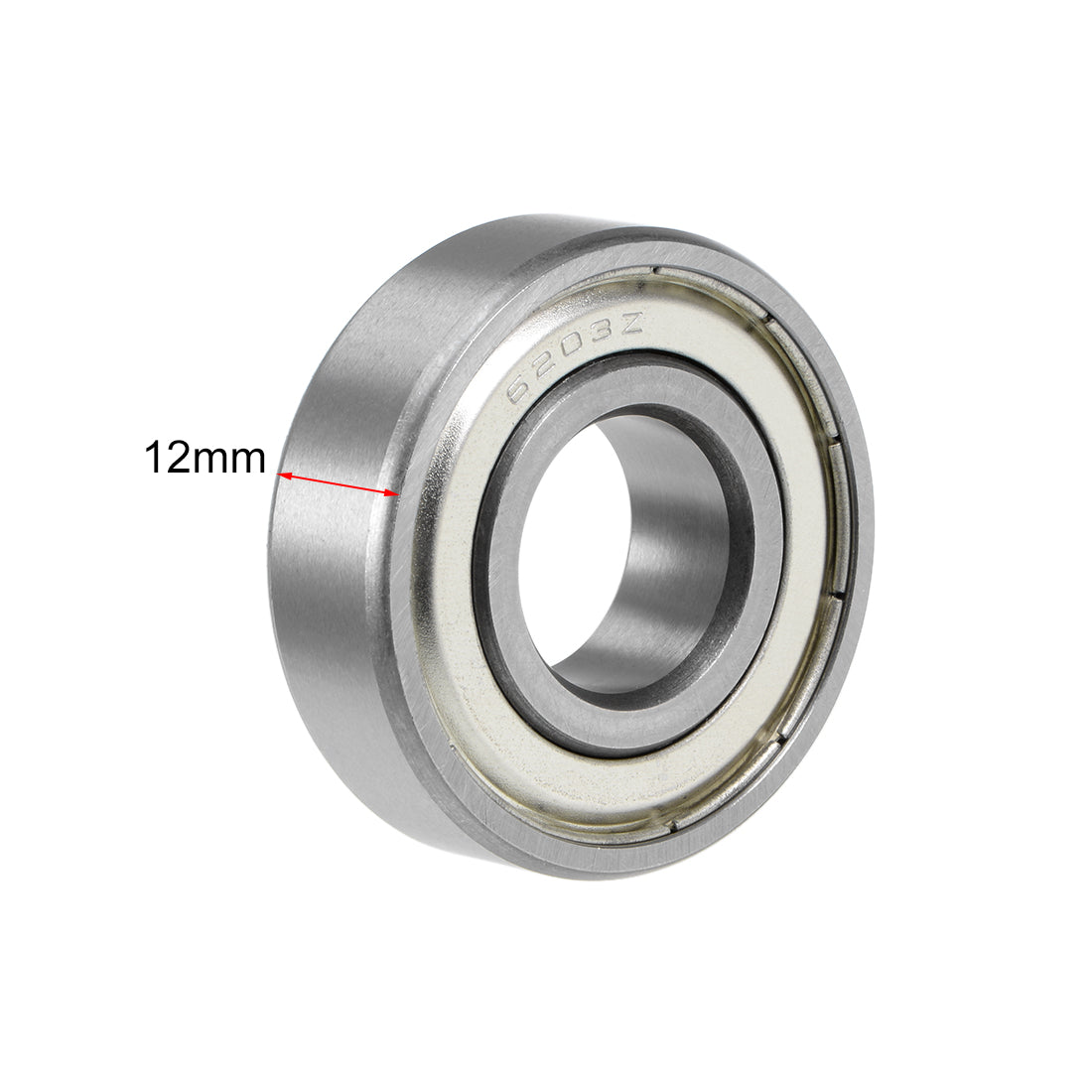 Harfington Deep Groove Ball Bearing Double Shielded Chrome Metric Bearings P0 Z1