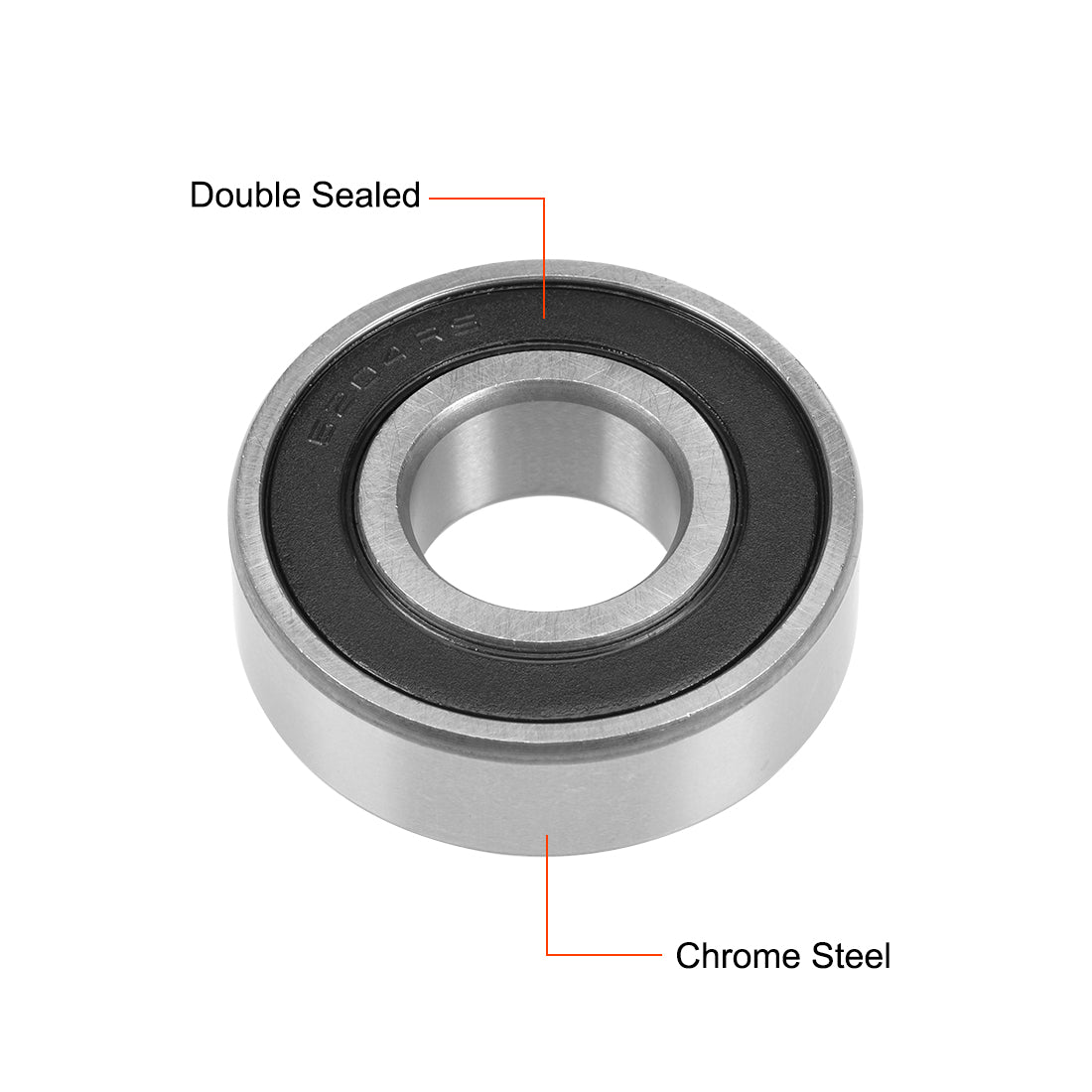 Harfington Deep Groove Ball Bearings Double Seal Chrome Steel