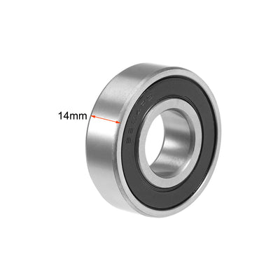 Harfington Deep Groove Ball Bearings Double Seal Chrome Steel