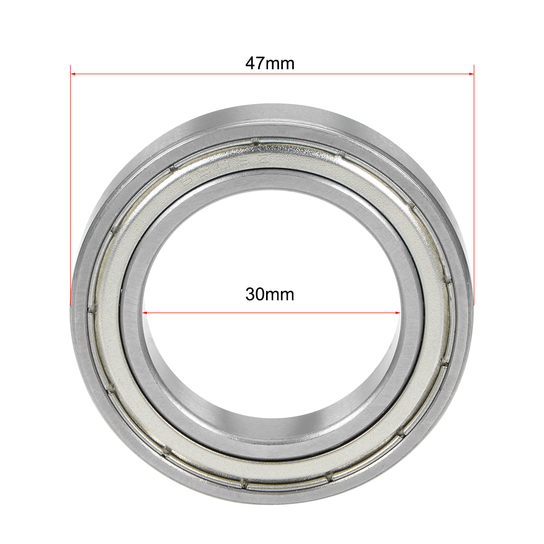 uxcell Uxcell Deep Groove Ball Bearings Metric Double Shielded Chrome Steel P0 Z1