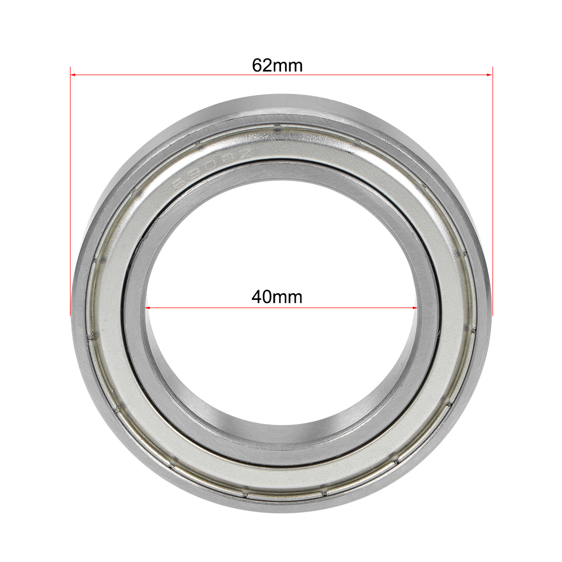 uxcell Uxcell Deep Groove Ball Bearings Metric Double Shielded Chrome Steel P0 Z1
