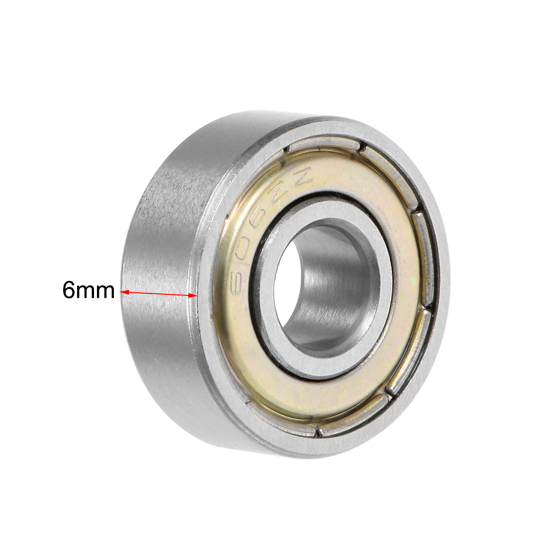 uxcell Uxcell Deep Groove Ball Bearings Metric Double Shielded Chrome Steel P0 Z1 Bearing