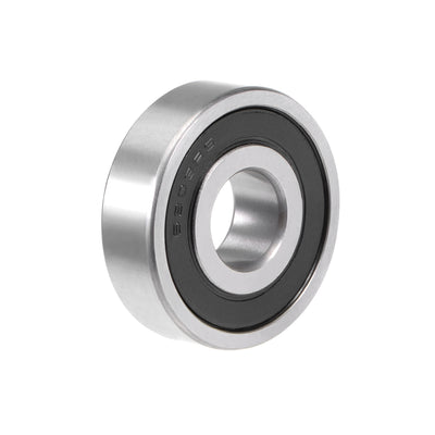Harfington Uxcell Deep Groove Ball Bearings  Metric Double Sealed Chrome Steel ABEC1 Z1