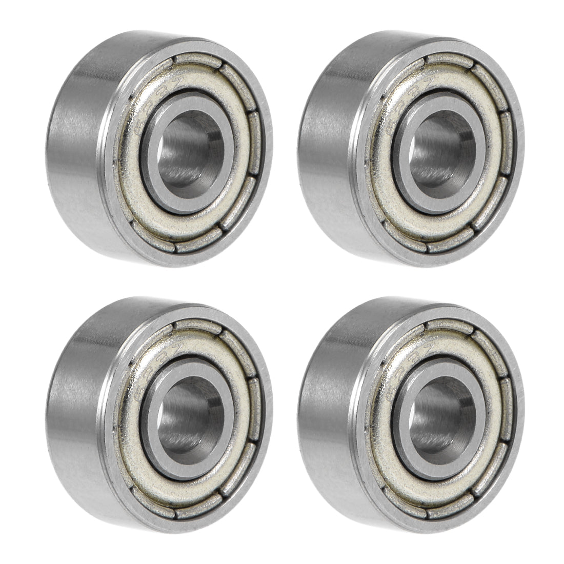 uxcell Uxcell Deep Groove Ball Bearing Metric Double Shielded Chrome Steel ABEC1 Z1