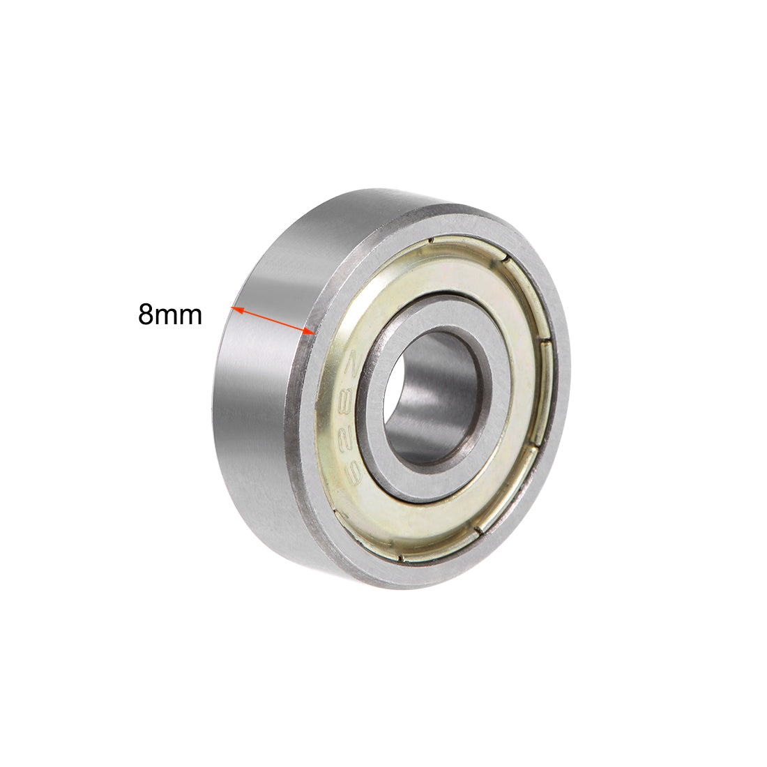 Harfington Deep Groove Ball Bearings Metric Double Shielded Chrome Steel ABEC1 Z1 Level