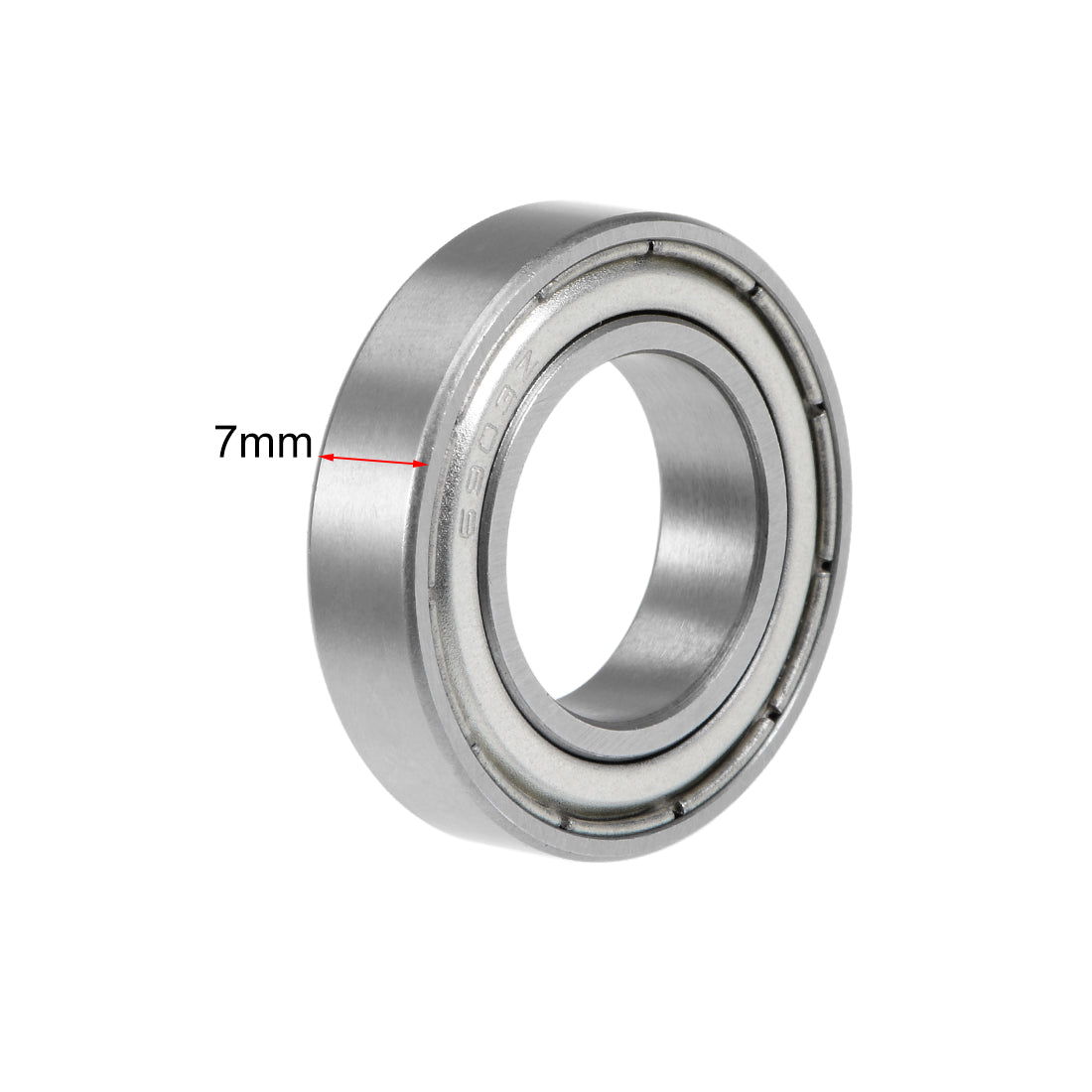 Harfington Deep Groove Ball Bearings Metric Double Shielded Chrome Steel ABEC1 Z1 Level