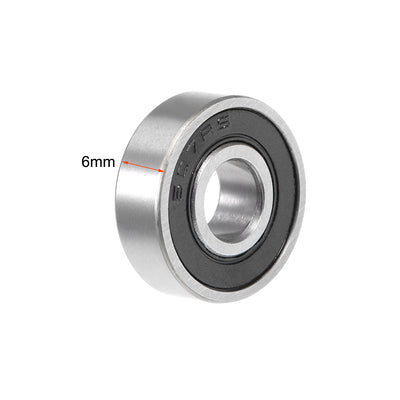 Harfington Deep Groove Ball Bearings Metric Double Sealed Chrome Steel Rollers